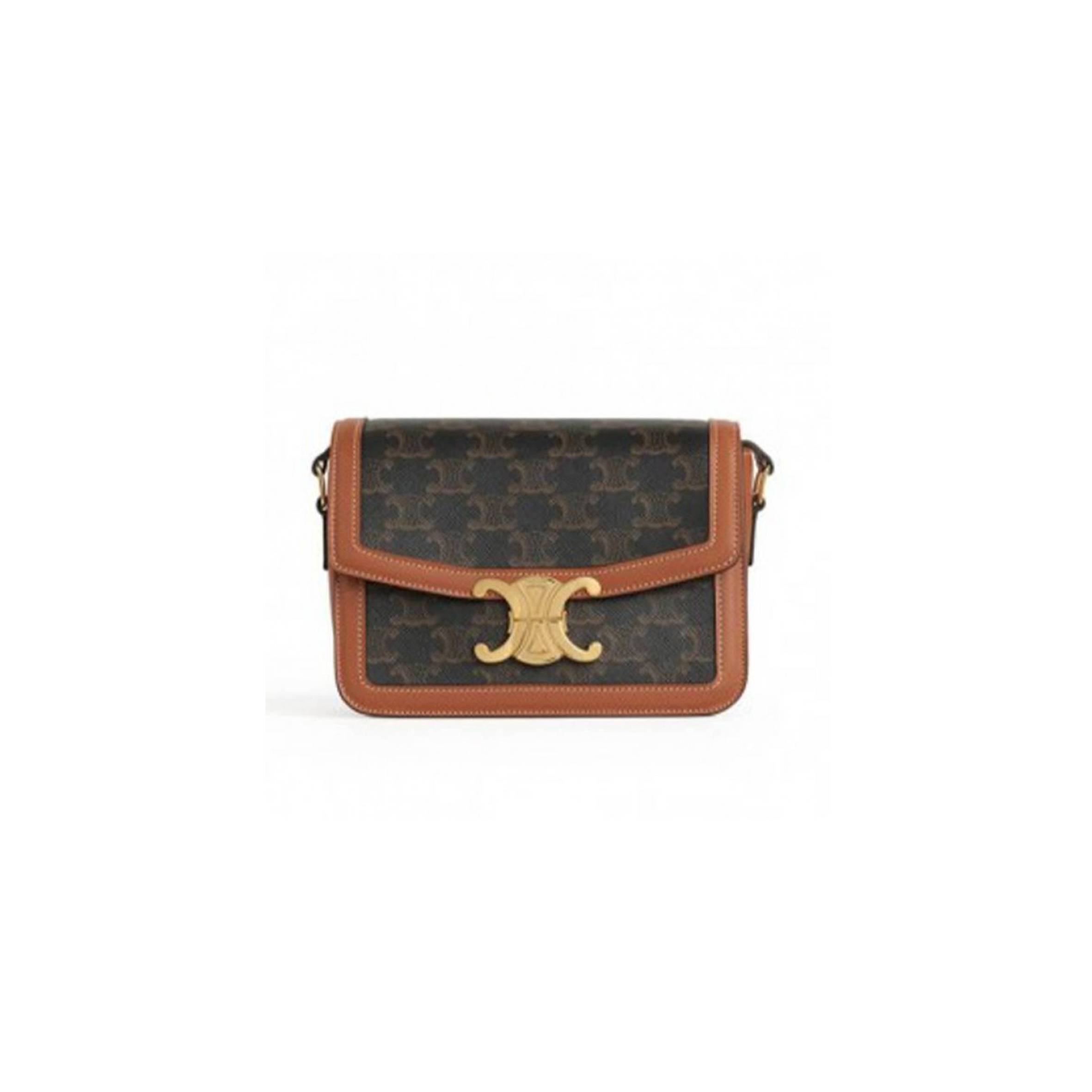CELINE TEEN TRIOMPHE BAG 188882BZ4.04LU (18.5*14*6cm) CELINE TEEN TRIOMPHE BAG 188882BZ4.04LU (18.5*14*6cm)